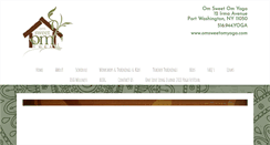 Desktop Screenshot of omsweetomyoga.com