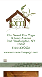Mobile Screenshot of omsweetomyoga.com